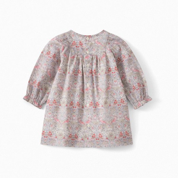 Robe avec plastron volanté - Bonpoint vintage