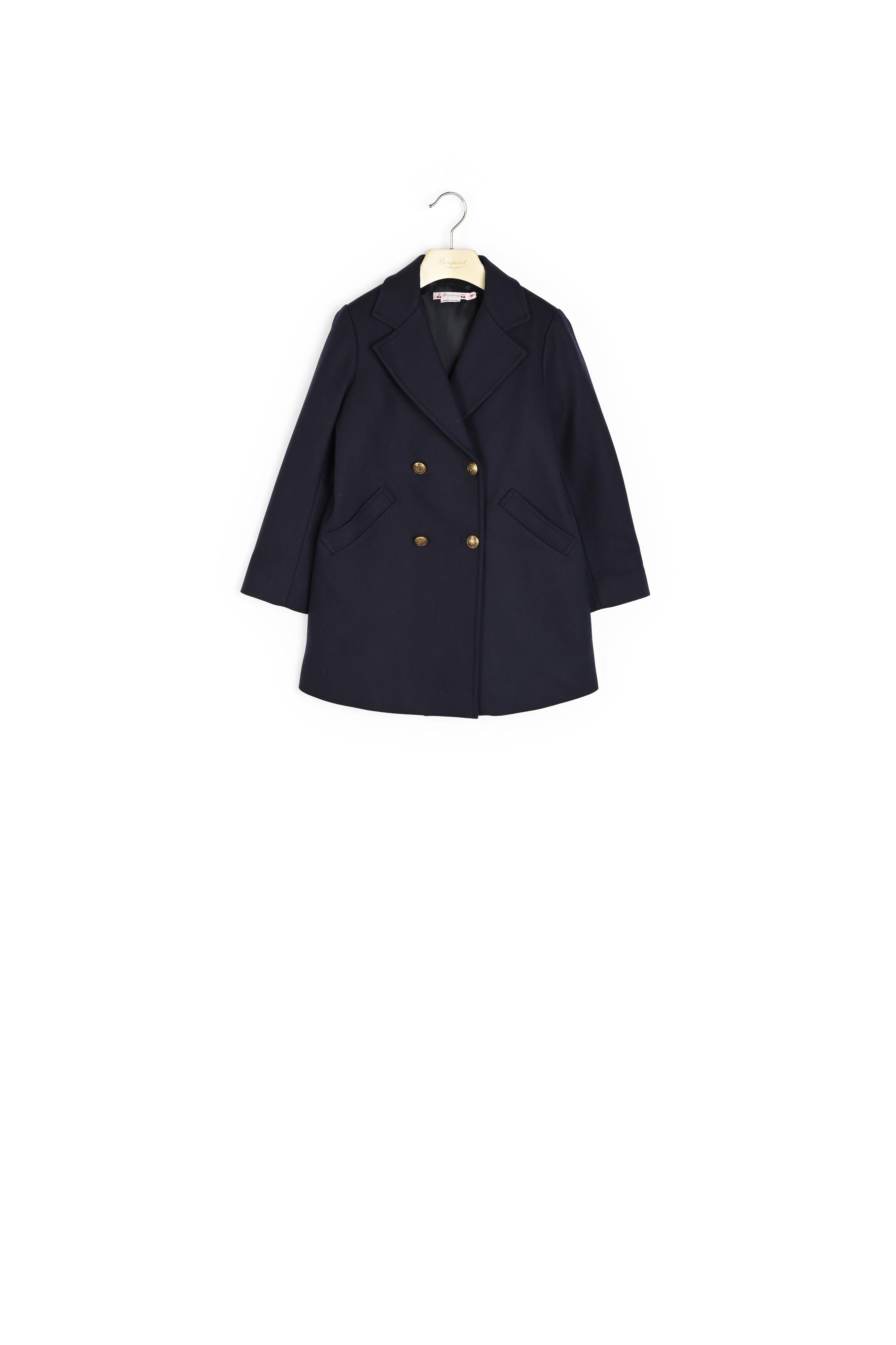 Manteau en drap de laine - Bonpoint vintage