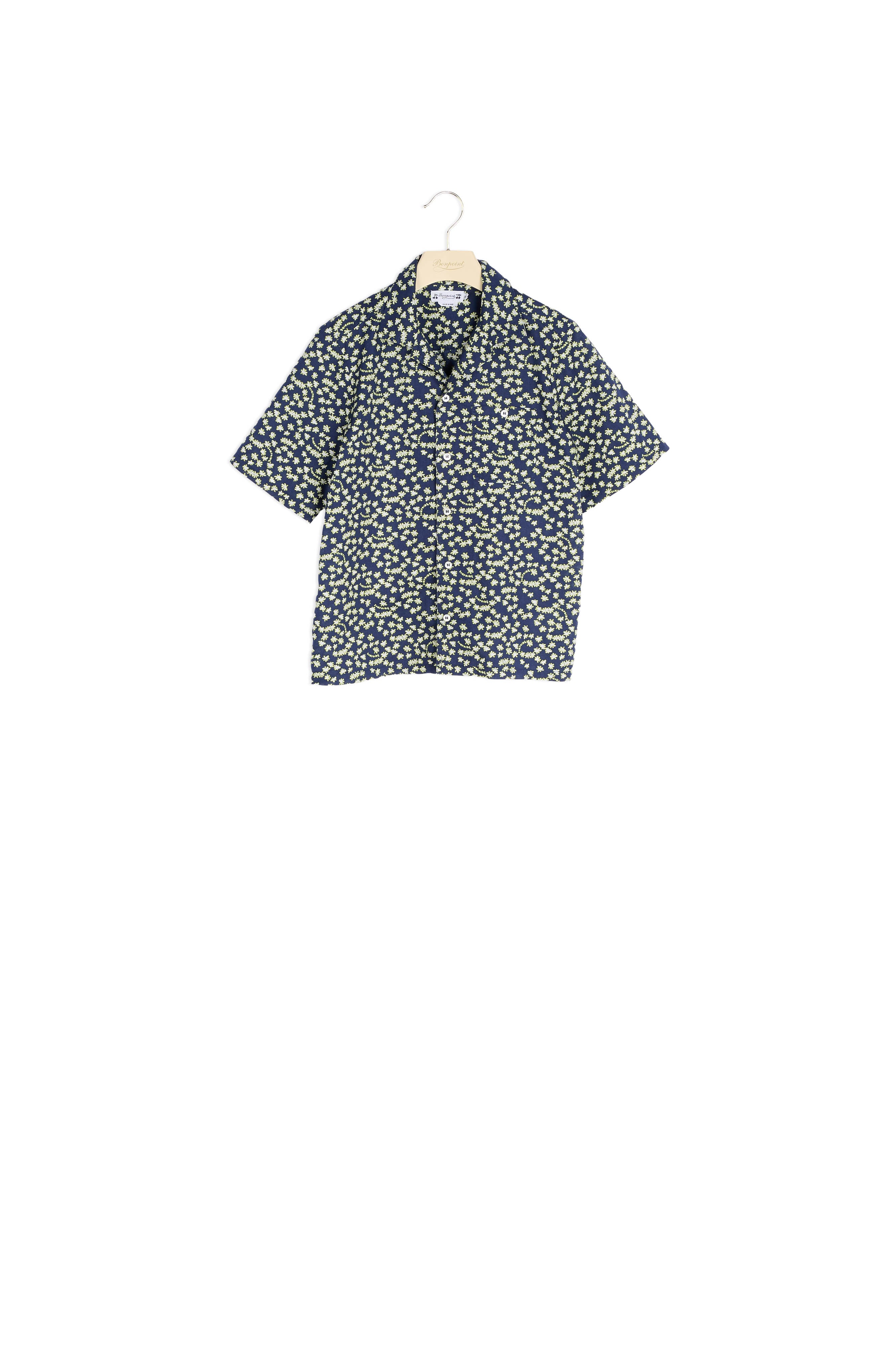 Chemise en coton imprimé - Bonpoint vintage