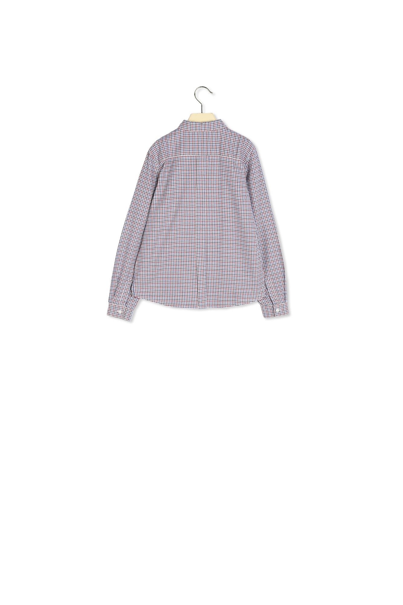 Chemise en twill carreaux - Bonpoint vintage