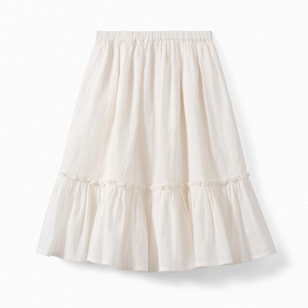 Jupon en coton et dentelle - Bonpoint vintage