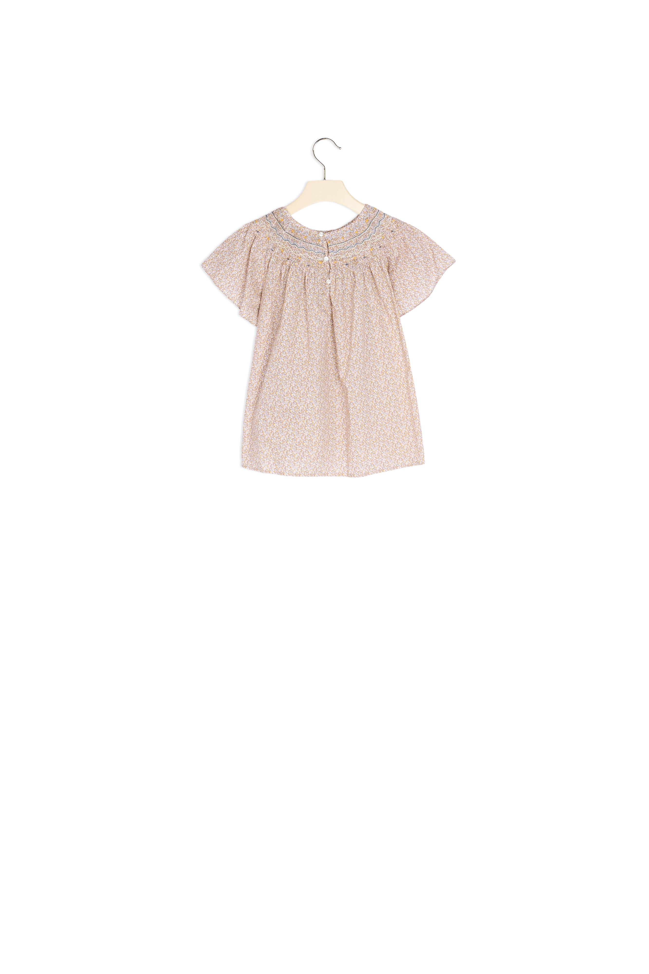 Blouse en coton Liberty bio - Bonpoint vintage