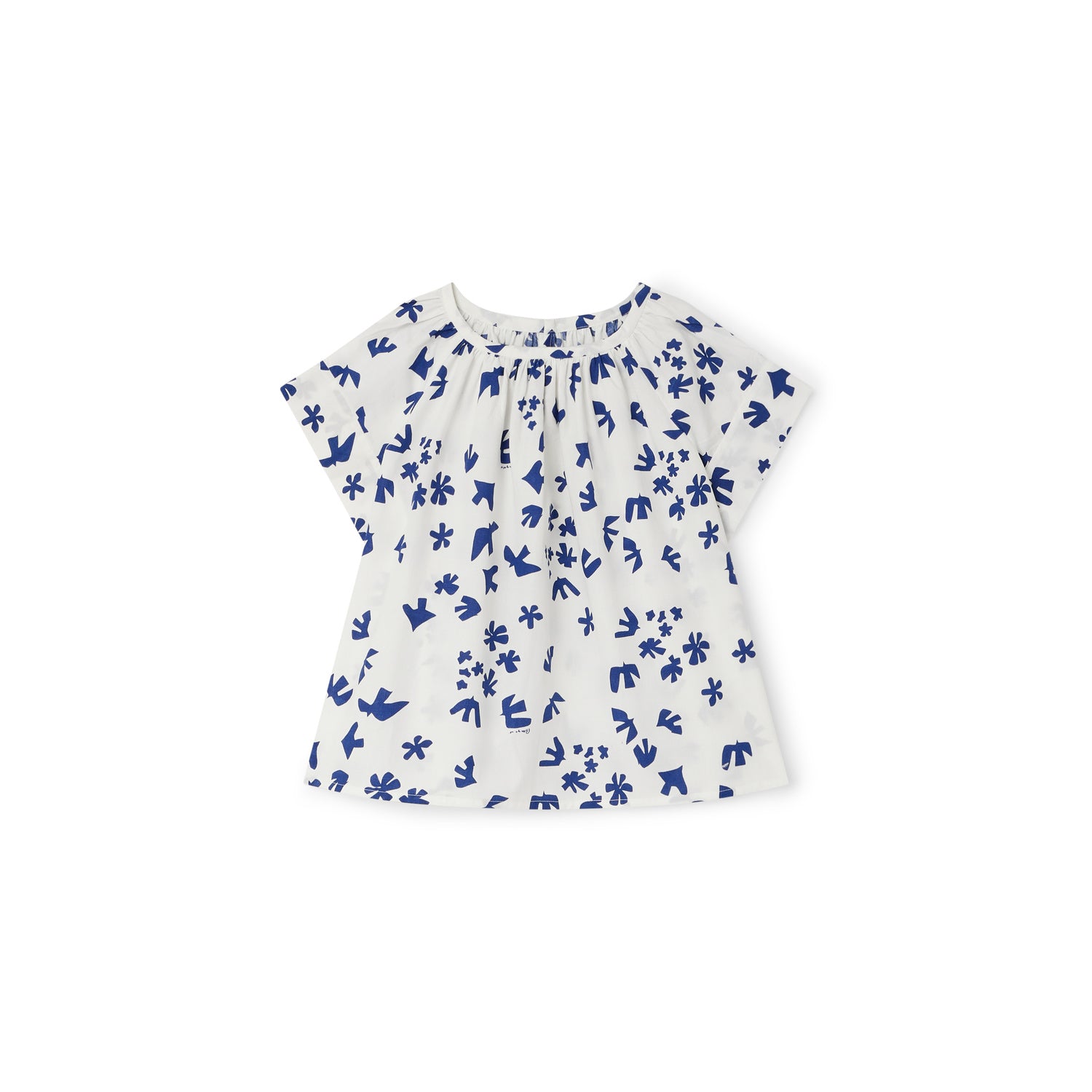 Blouse en popeline imprimée - Bonpoint vintage