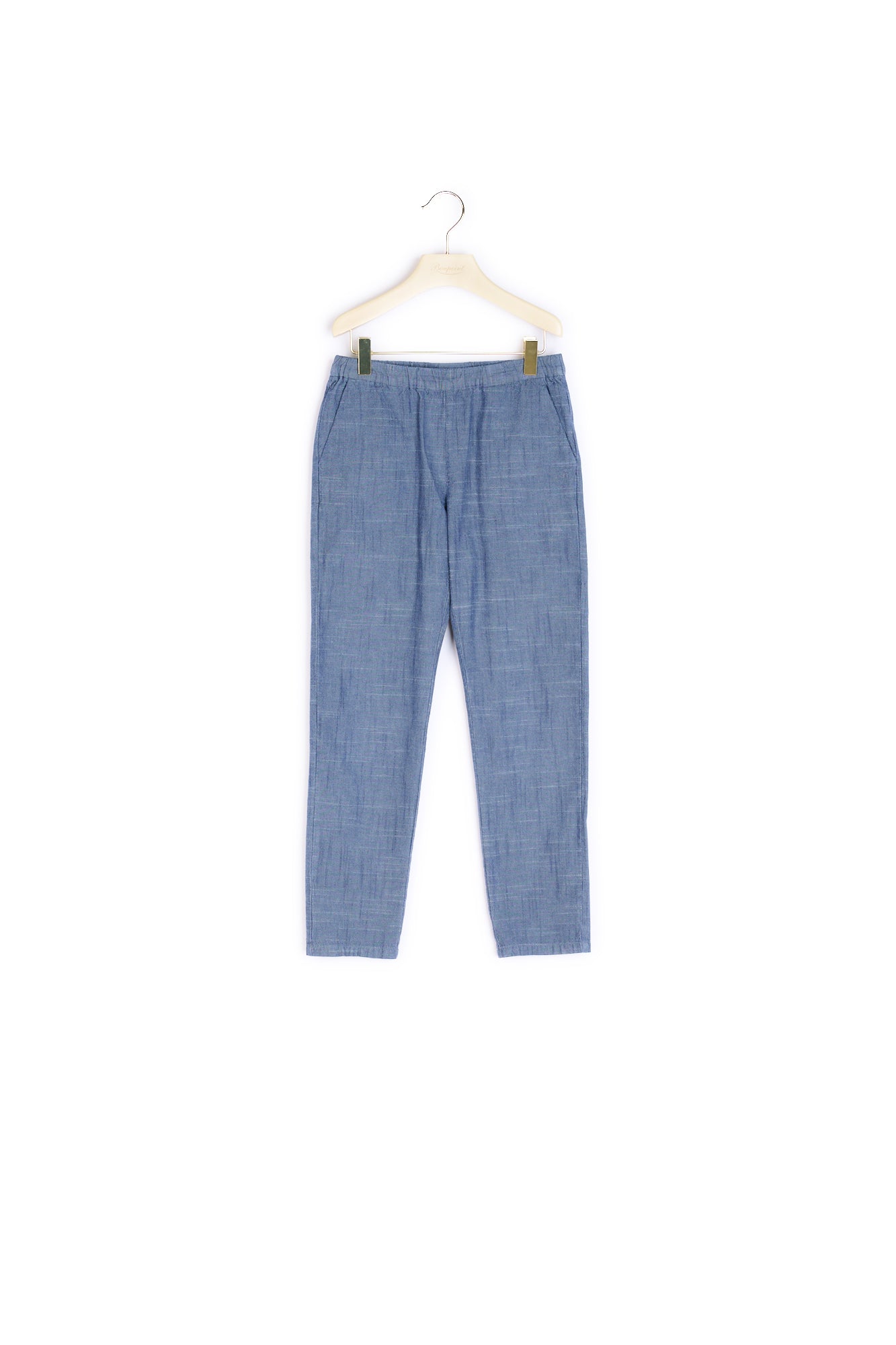 Pantalon en coton chambray - Bonpoint vintage