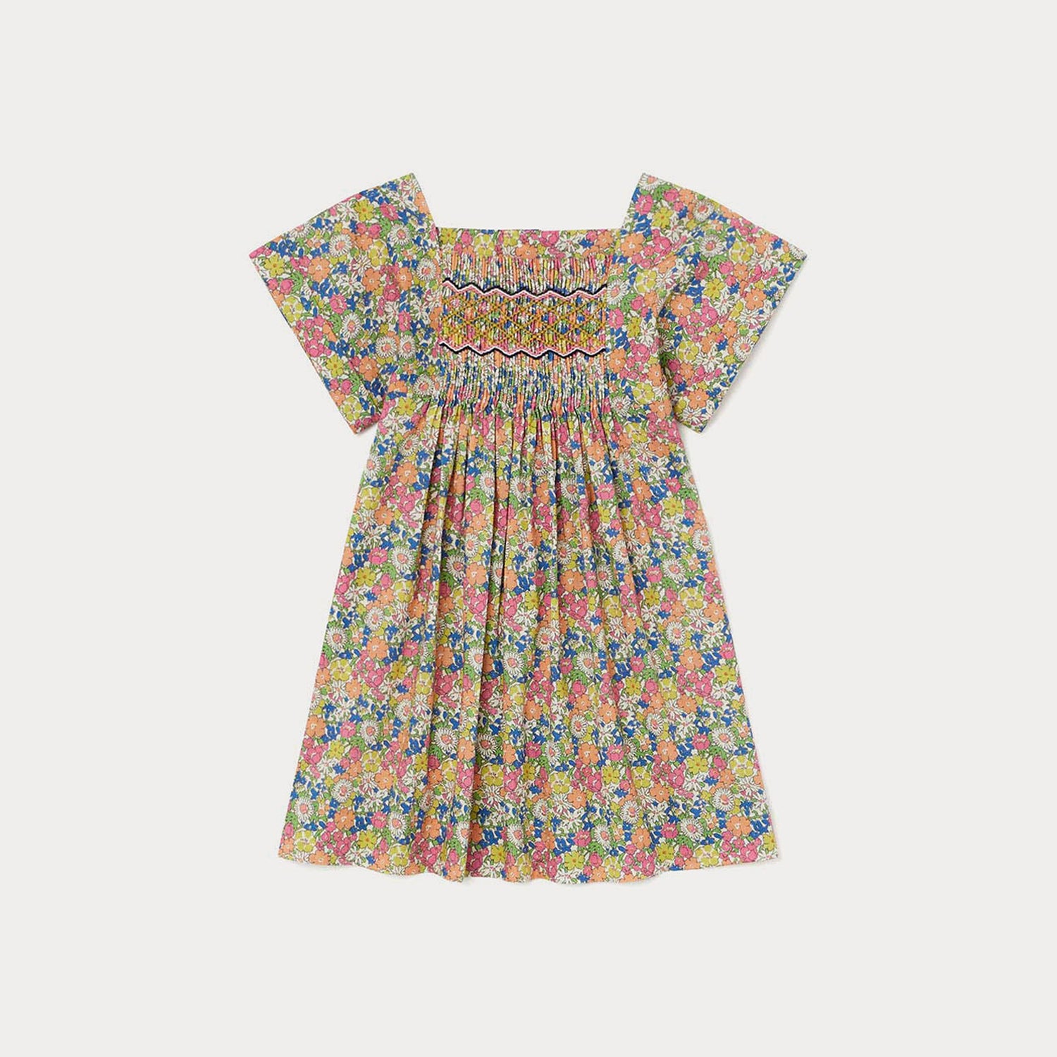 Robe en tissu liberty exclusif - Bonpoint vintage