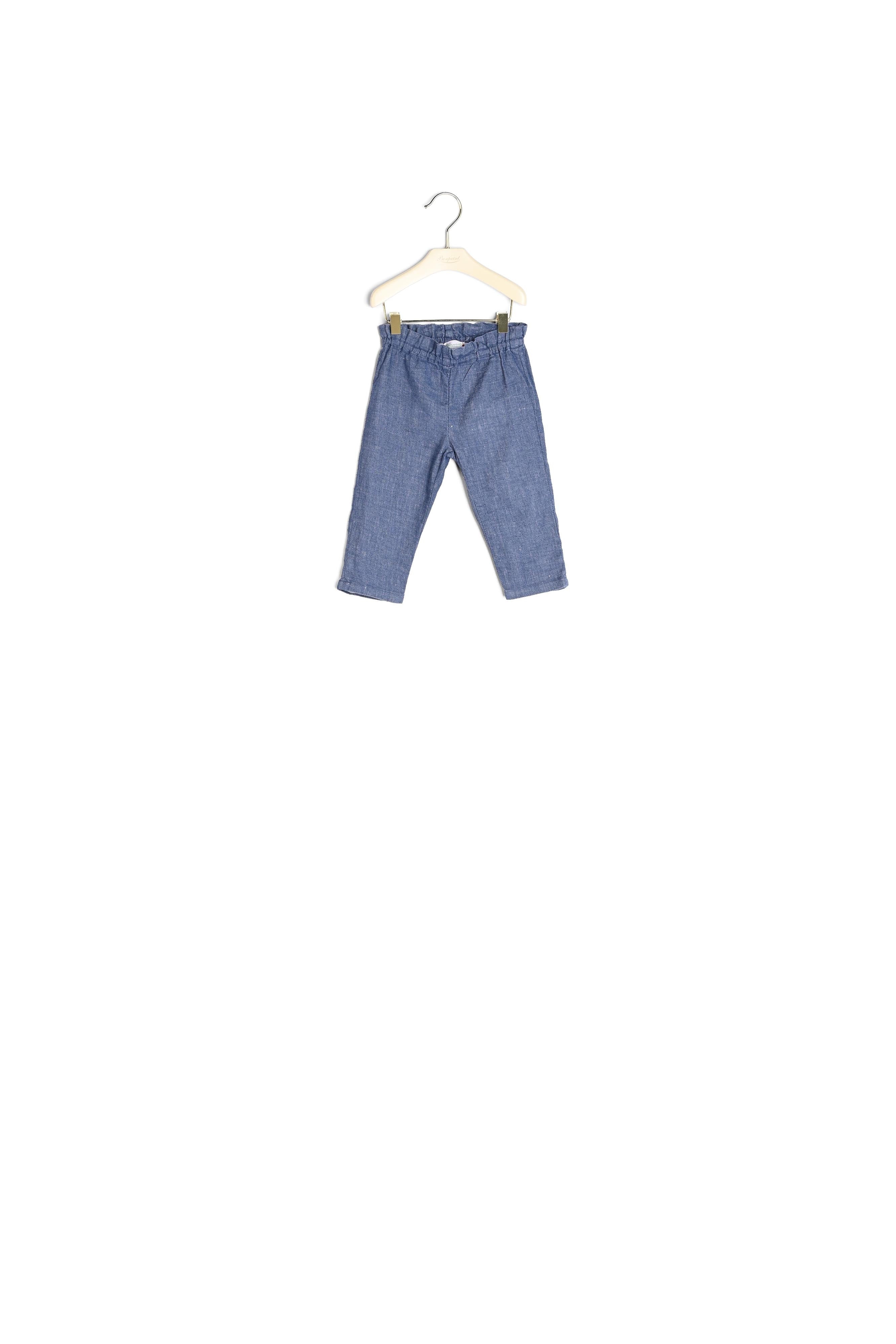 Pantalon en twill lin et coton - Bonpoint vintage