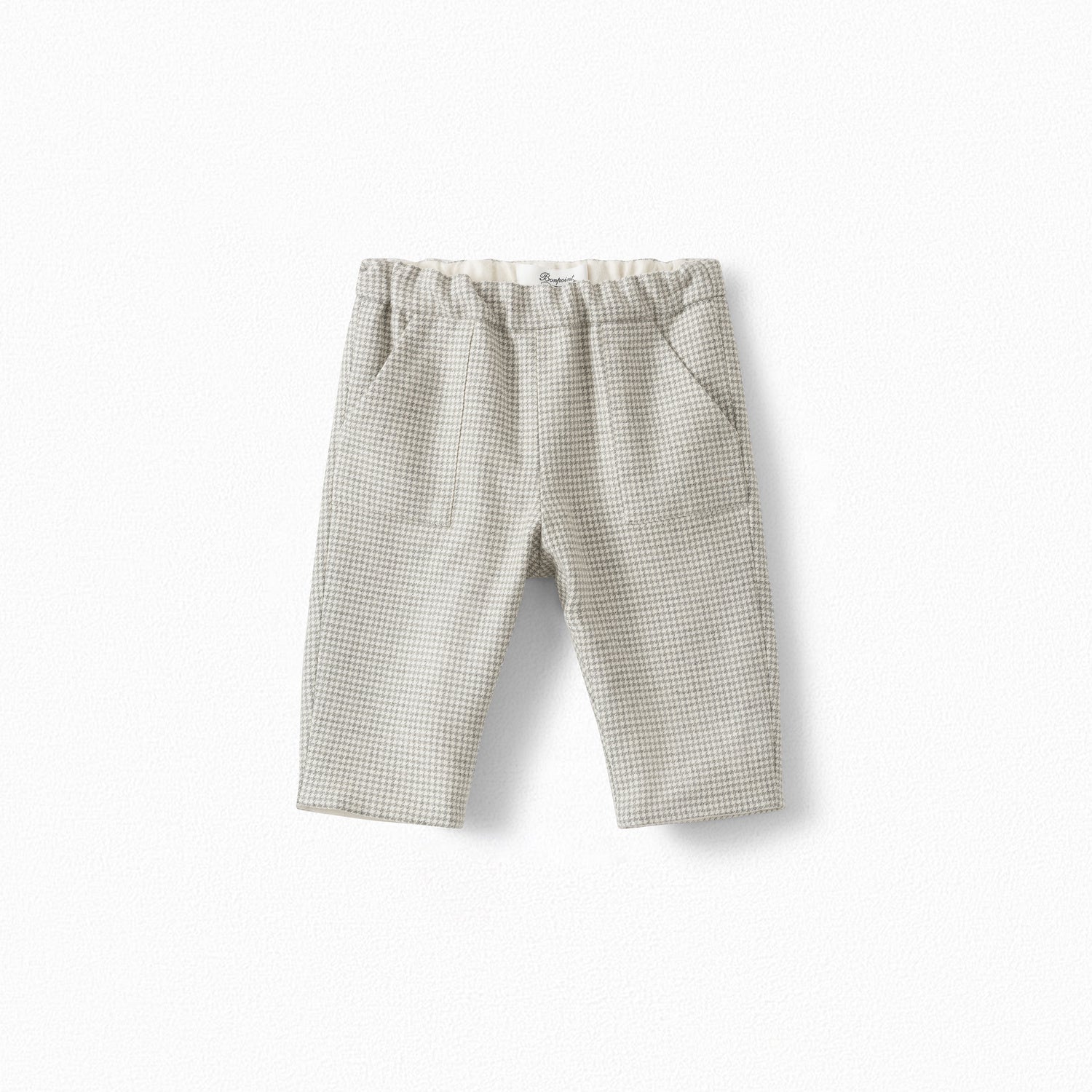 Pantalon motif pied-de-poule - Bonpoint vintage