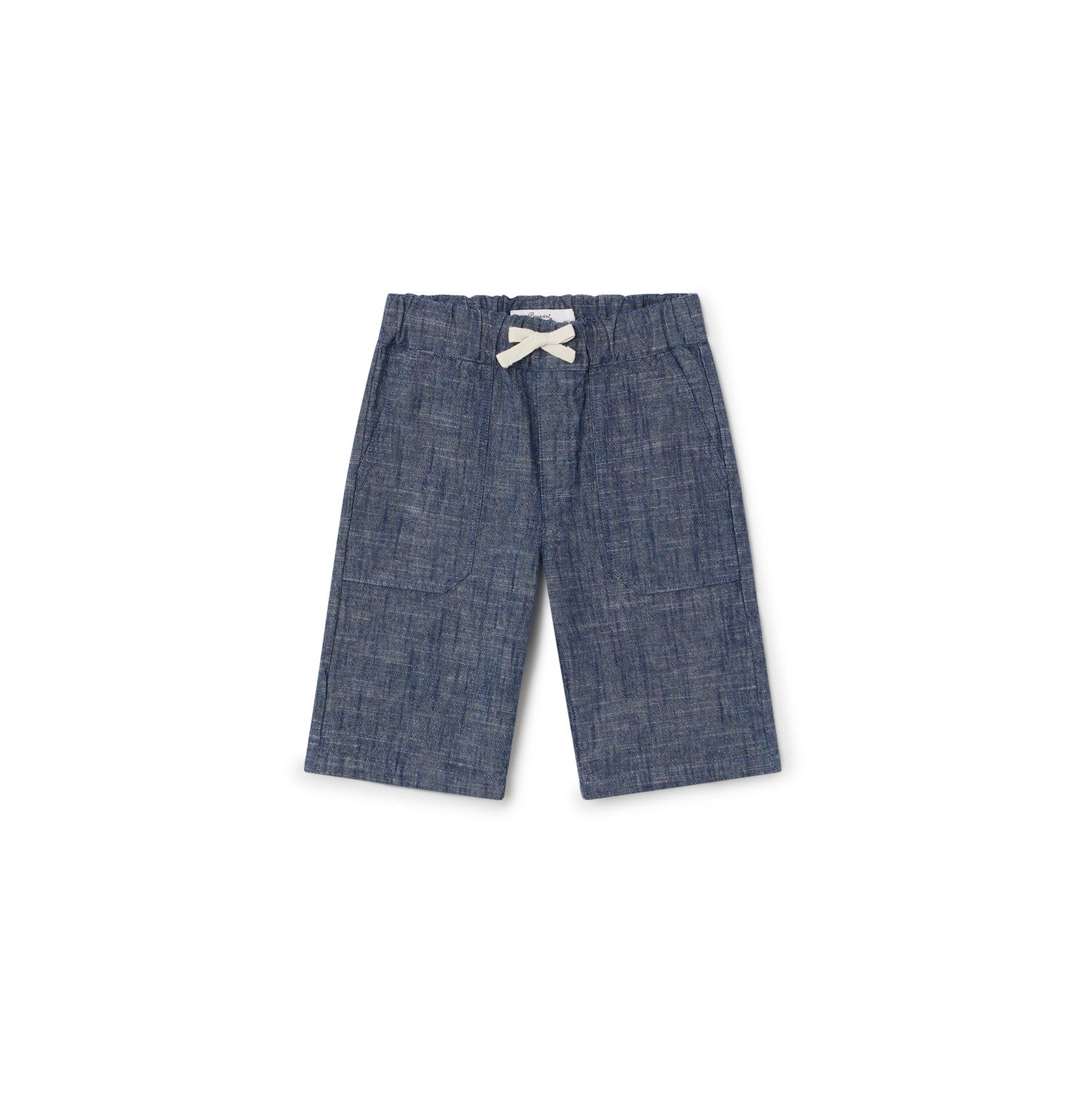 Bermuda en coton chambray - Bonpoint vintage