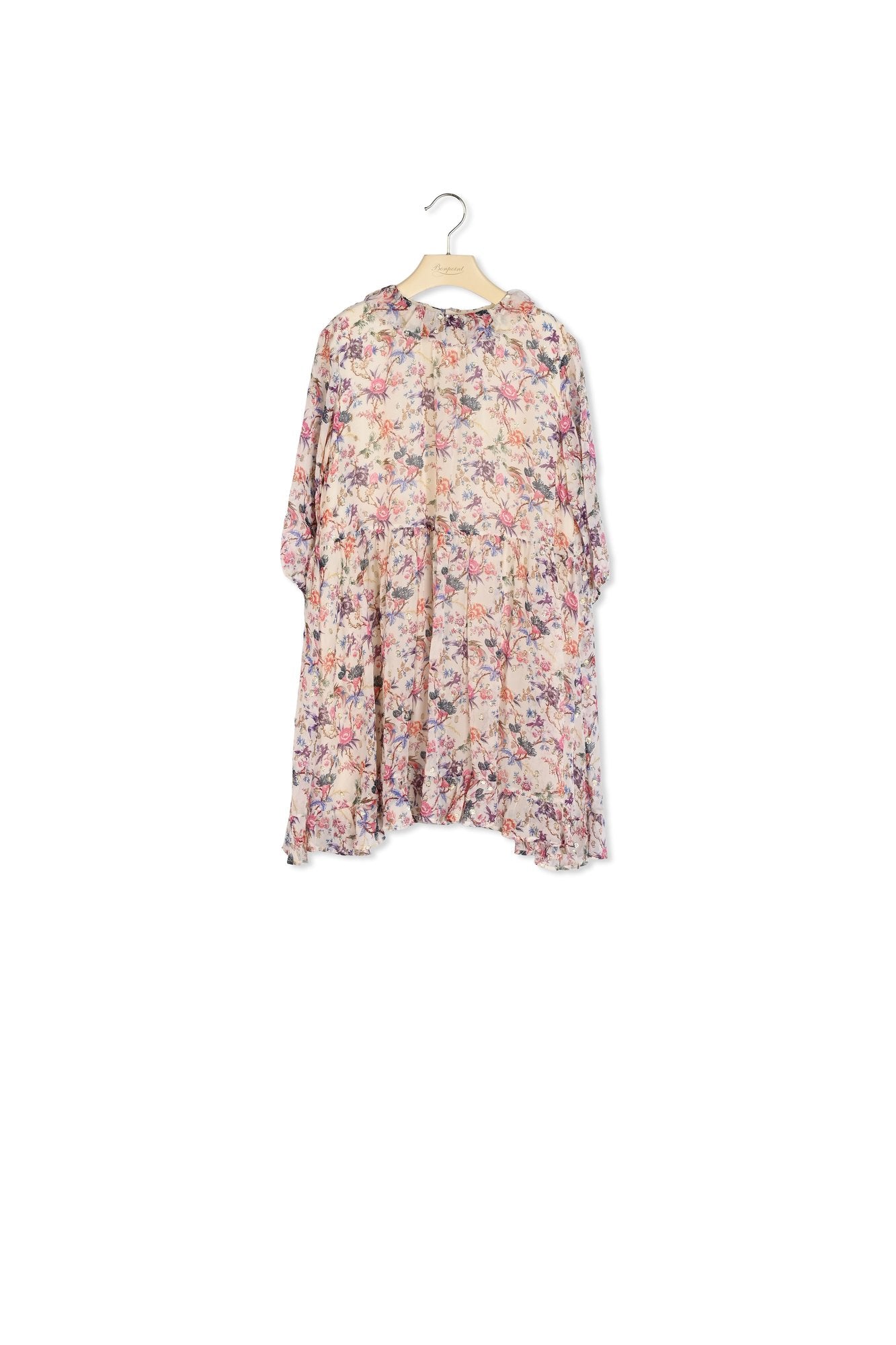 Robe en soie imprimée - Bonpoint vintage